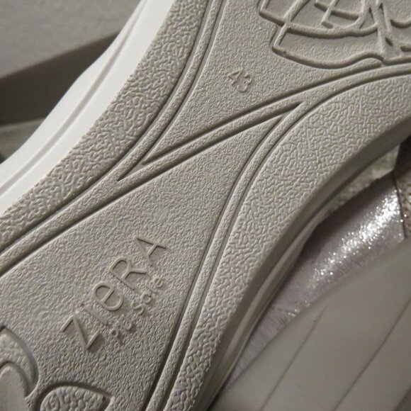 ZIERA Super Support Delta Silver Leaf Rose Comfort Orthotic Sandals Size US 12.5 - Picture 12 of 12